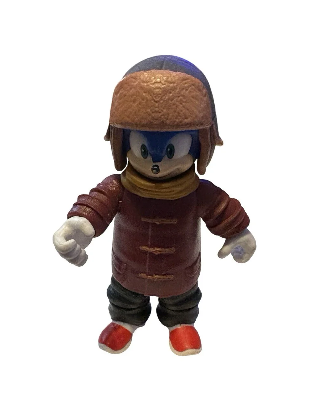 Sonic The Hedgehog 2 Movie 4” Snow Sonic Figure From Movie Collection